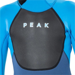 2024 Peak Junior Energy 4/3mm Back Zip Wetsuit P3741J - Blue